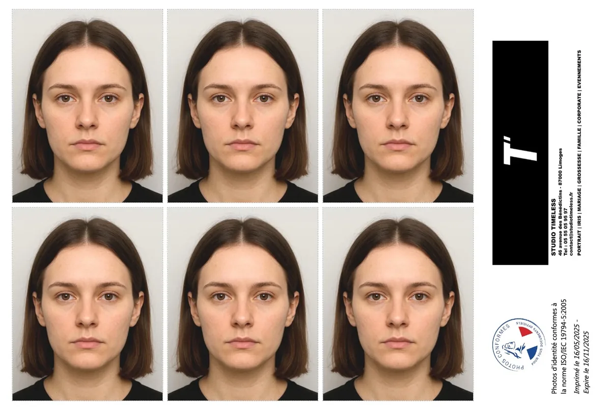 Portrait d’identité réalisé par Studio Timeless à Limoges